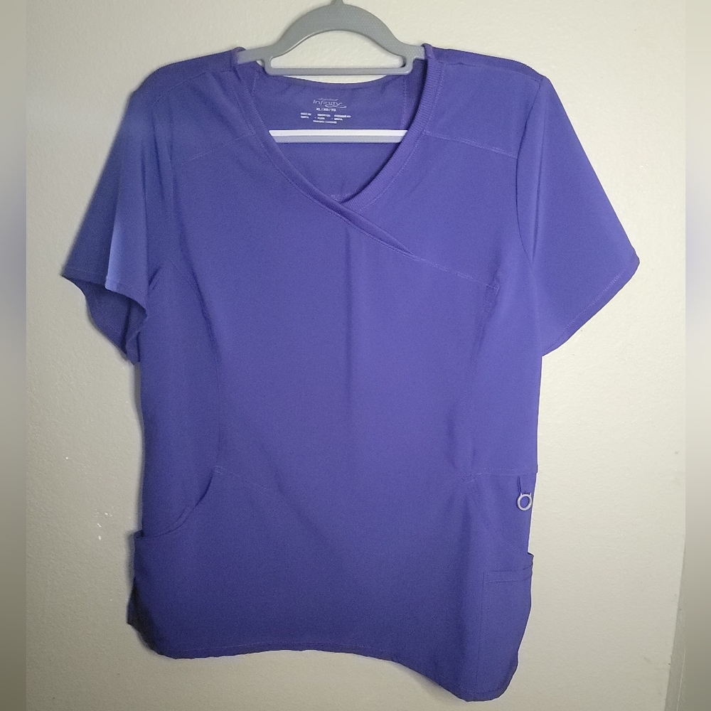 Cherokee infinity purple scrub set sz XL